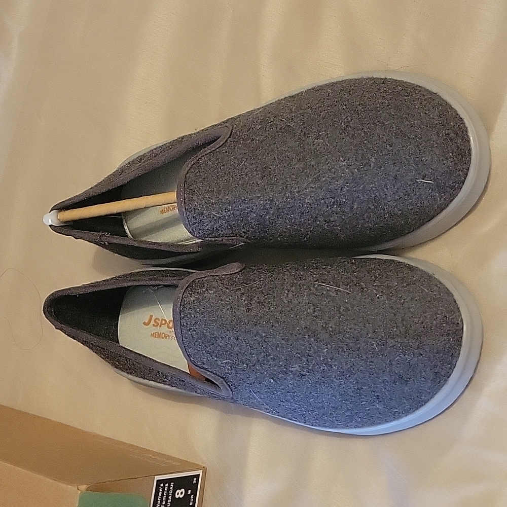 J sport Loon wool slip ons